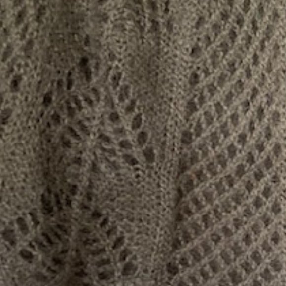 Shrug Poncho Crochet - Grey - Picture 6 of 14